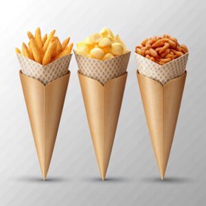 Nuts Paper Cones